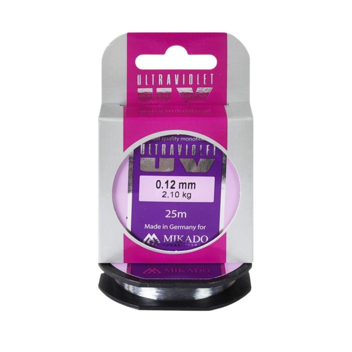 ŻYŁKA MIKADO ULTRAVIOLET 0,12mm 25m